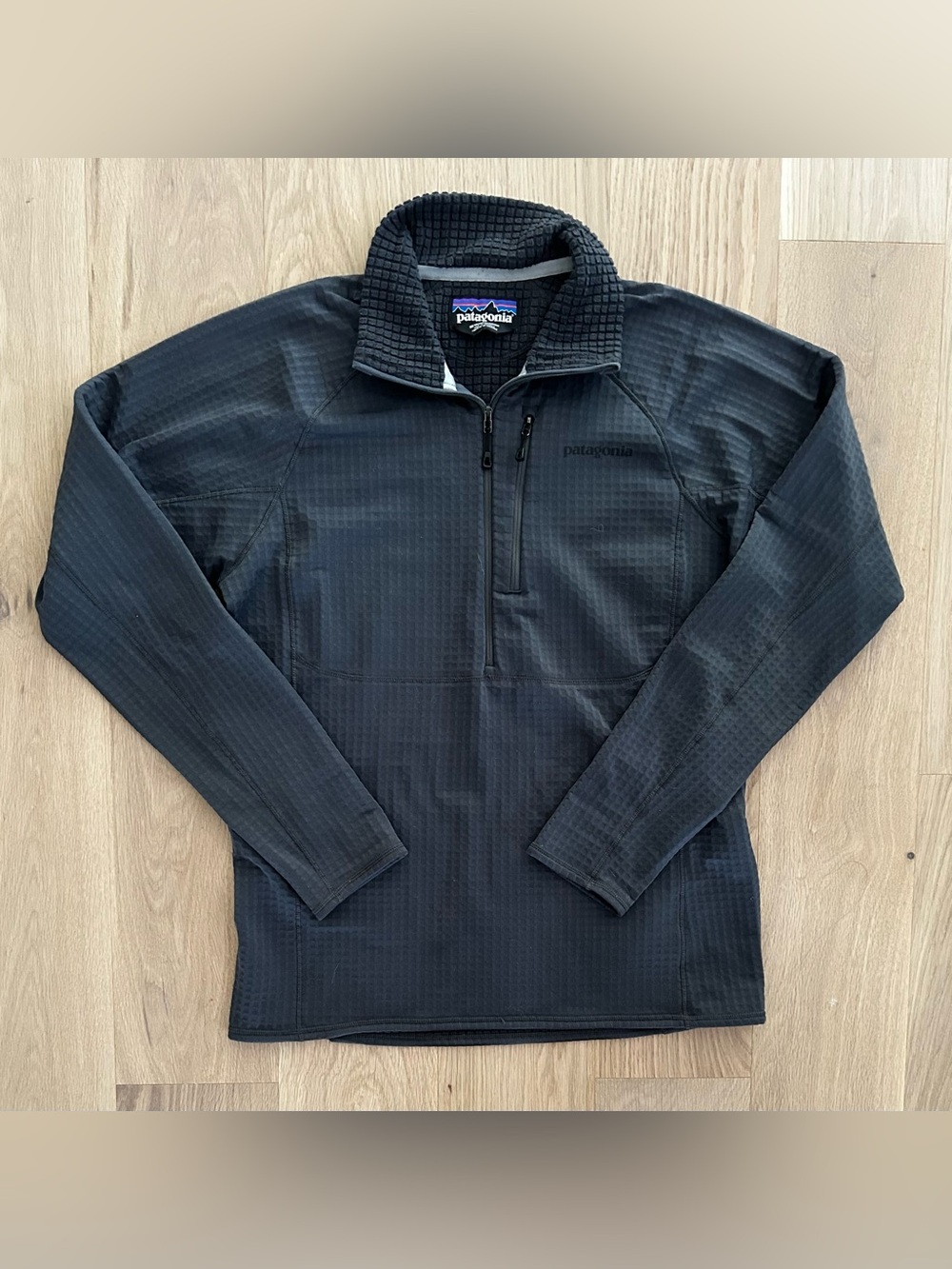 Mens Patagonia R1 Fleece 1/2 Zip Pullover Sweater Jacket